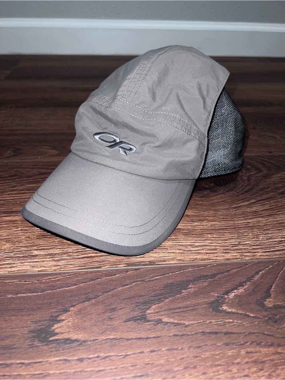 Outdoor Research Lightweight Gray Mesh-Back Baseball Cap